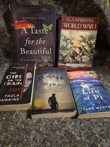 lot 66 image: Lot of 5 Books Ryan, Marshall, Hawkins, Flynn, Martel Paperbacks