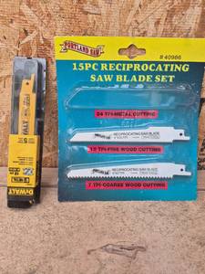 lot 301 image: Portland Saw 15PC Reciprocating Saw Blade Set 40986