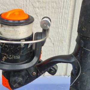 lot 504 image: Wayfarer Baitcasting Reel with Ball Bearing and Orange Handle