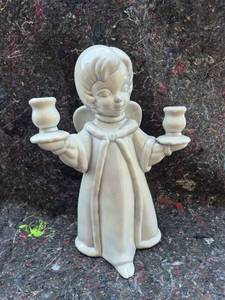 lot 518 image: Figurine Candleholder Angel with Two Candle Cups