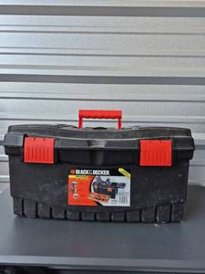 lot 550 image: Black & Decker Workmate 22 Tool Box