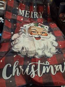 lot 562 image: Merry Christmas Santa Claise Flag