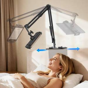 lot 1867 image: SEANCHEER Phone Holder&Tablet Holder for Bed,Overhead Cell Phone Mount