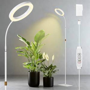 lot 1890 image: LPMZMBL Full Spectrum 68 Floor Grow Lights for Indoor Plants with Base