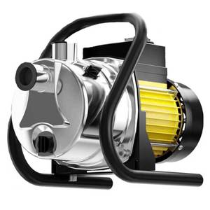 lot 1912 image: SHANGDA Water Transfer Pump 110V Shallow Well Pump 1.6HP Electric Portable Garden Pressure Booster Pumps for Sprinkler Irrigation Lawn with Adapters, Light Yellow