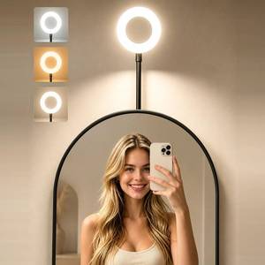 lot 2345 image: Suction Cup Makeup Lights for Vanity Mirror,Full Length Mirror Selfie Light