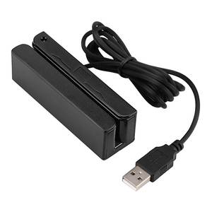 lot 2348 image: MSR90 USB Swipe Magnetic Credit Card Reader 3 Tracks Mini Smart Card Reader MSR605 MSR606 Deftun
