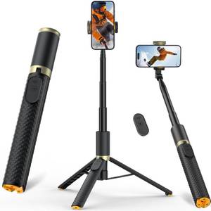 lot 2357 image: Tripod for iPhone, Selfie Stick with Remote, Stable & Durable Phone Tripod