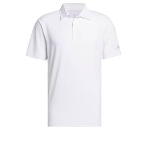 lot 2370 image: Adidas Mens Ultimate365 Solid Polo Shirt, White, X-Large