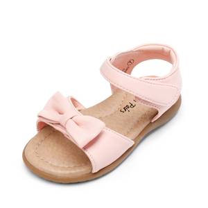 lot 2376 image: DREAM PAIRS Girls Sandals Summer Bow Shoes,Pink,13 Little Kid