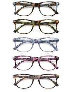 lot 2382 image: JOLISU Reading Glasses For Women - 5 Pack Stylish Readers For Womens Men Spring Hinge Eyeglasses -Blue Light Blocking Protection Frame (1.75)