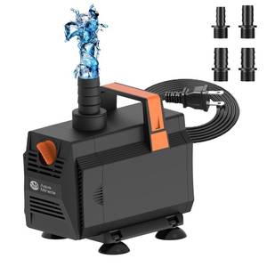 lot 2406 image: AquaMiracle 880GPH Submersible Water Pump Pond Pump(3330LH, 45W), Water Fountain Pump Aquarium Water Pump with Flow Control for Fish Tank, Waterfall, Statuary, Filtration, Water feature, Hydroponics