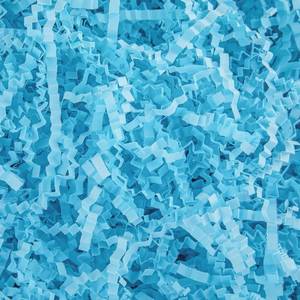 lot 2424 image: Caleihd Crinkle Cut Paper Shred Filler Gift Cushion Streamer Blue