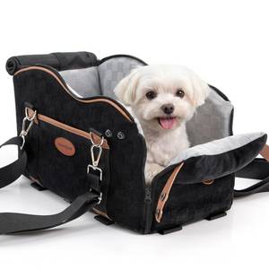 lot 7364 image: Woochpet Center Puppy Car Seat,Console Dog Booster for Traveling,Under 10LB
