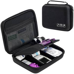 lot 7980 image: ProCase Diabetes Travel Case for Diabetic Supplies -Black