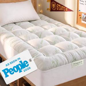 lot 7992 image: Niagara Sleep Solution Twin XL Ultra Soft Mattress Topper��Back Pain Relief