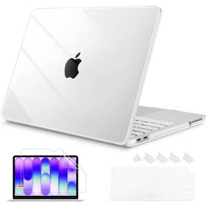 lot 8373 image: Mektron Clear Case for 2026 MacBook Neo 13-inch A18 Pro chip A3404 Laptop Cover with 13-inch (Diagonal) Liquid Retina Display Keyboard Cover Screen Protector, Clear