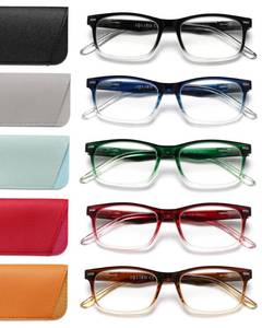 lot 8381 image: JOLISU Reading Glasses for Women Blue Light Blocking Spring Hinge 4.00