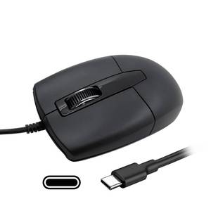 lot 8407 image: LOONASA USB C Wired Mouse, Type C Optical Mouse, Portable Silent Comfortable, for Laptop, Mac, MacBook, Android, PC