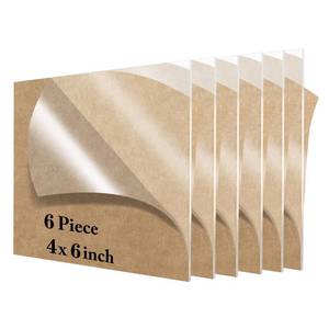 lot 8411 image: Lesnlok 6 Pieces 4 x 6 Acrylic Sheet 18 Thick 3mm Plexiglass Sheet,for Sign,Craft,Photo Frame, DIY Display Projects (6, 4 x 6 x 18)