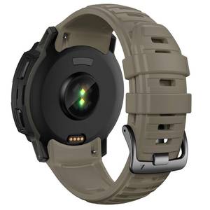 lot 8416 image: NotoCity Band for Garmin Instinct 2X Solar, Instinct 2X Soft 26MM Silicone Replacement Watch Strap(Brown)