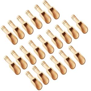 lot 8465 image: Arroyner 20 PCS Mini Wooden Spoon Mini Bamboo Spoons Small Bath Salt Spoon Small Spice Spoons for Sugar Scrubs, Spices, Bath Salts, Cooking