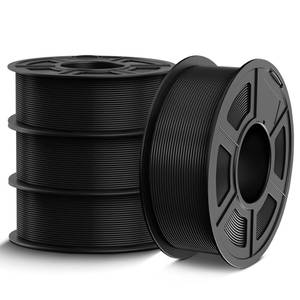 lot 9068 image: TECBEARS PETG Filament 1.75mm, 4kg Bundle, Black