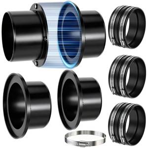 lot 9082 image: 4 Magnetic Dust Collection Fittings, 7 Pack Dust Collector for 4 Inch Shop Vac Hose One-to-Multi Quick Connect and Switch Dust Collection Hose System Starter Kit for Woodworking Workshop Shop Vacuum