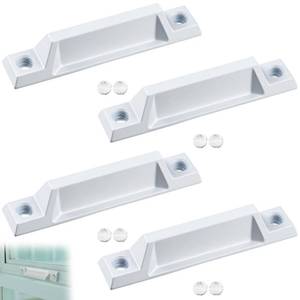 lot 10014 image: Yaocom 4 Pcs Window Sash Lift, Die-cast Zinc 3-516 Handle, White