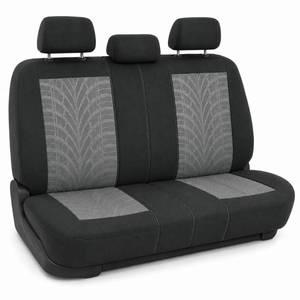 lot 10021 image: FH Group Rear Set Travel Master Car Seat Covers - Universal Fit, Split Bench Rear Seat, Washable, for SUV, Sedan, Gray