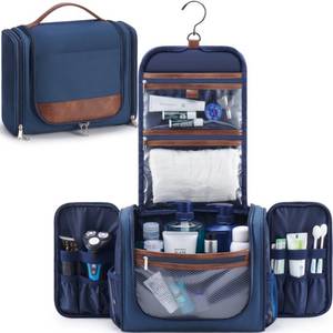 lot 10058 image: Ralnitote Toiletry Bag for Men, Large Hanging Travel Toiletry Bag, Navy