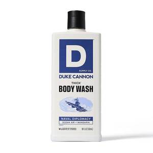 lot 10086 image: Duke Cannon Thick Body Wash - Naval Diplomacy  Ocean Air & Mandarin  18 fl oz