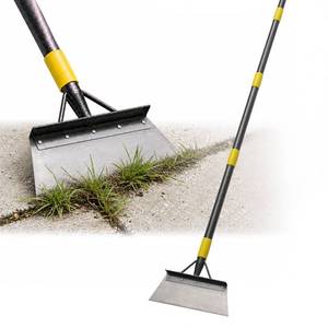 lot 11585 image: Garden Flat Shovel - Floor Scraper, 60 Multifunctional Garden Cleaning Shovels, Heavy Duty Floor Scrapers Long Handle,Metal Weeding Scraper for Lawn Edging, Snow Ice Removal,Snow Ice Scraper
