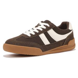 lot 11613 image: IDIFU Brown Sneakers for Women Fashion Tennis Shoes(Brown Dark, 10)