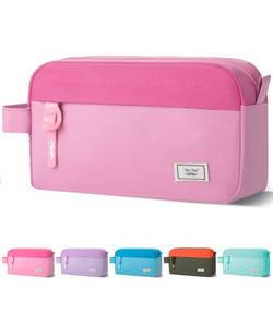 lot 12188 image: Mr. Pen Large Capacity Pencil Pouches - Pink School & College Pencil Case