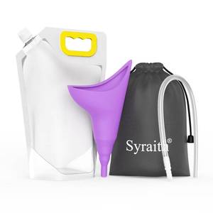 lot 12214 image: Female Urinal, Reusable Female Urination Device, Standing or Squatting Pee Cups Car Travel Pee Girl, with Connecting Tube and 1500ml Collection Bag, Suitable for Camping, Travel, Driving and More