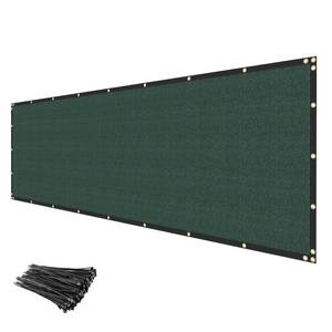lot 13815 image: INFRANGE Privacy Fence Screen 6 x 20 Fencing Cover Heavy Duty Mesh Windscreen Cloth for Outdoor Garden Patio Backyard Chain Link Fence Green