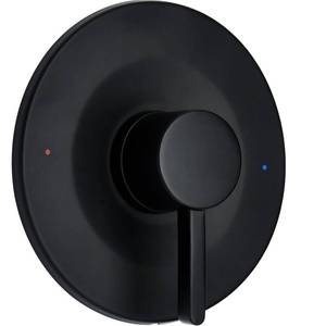 lot 13881 image: Matte Black Shower Trim Kit Compatible with Moen Posi-Temp Valve, Bathroom shower Lever Single-Handle faucet (Valve Not Included)