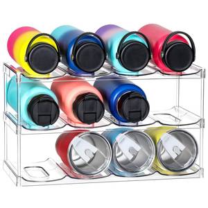 lot 13886 image: LANDNEOO 3-Tier Stackable Water Bottle Organizer