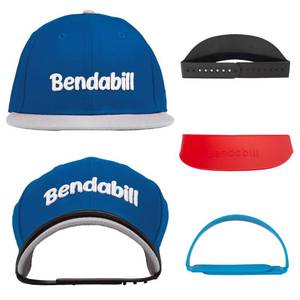 lot 14216 image: Bendabill Hat Bill Bender (2 Pack) Perfect Hat Bending Strap, Conveniently Shape Your Hat To Your Liking, Hat Curving Tool, Brim Curver, Steaming Optional (Black)