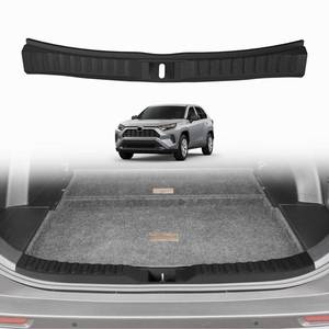 lot 14233 image: BestEvMod for 2019-2025 RAV4 Upgrade Rear Bumper & Trunk Sill Cover Protector Bumper Guards Compatible with Toyota RAV4 2025 2024 2023 2022-2019