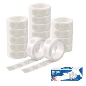 lot 14256 image: UPINS 1500 Pcs Point Dots Balloon Glue Removable Adhesive Point Tapes