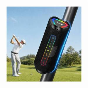 lot 14281 image: Hupoaf Magnetic Golf Cart Speaker, Portable Outdoor Bluetooth Speaker
