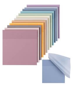 lot 14286 image: Mr. Pen- Transparent Sticky Notes, 3 x 3, 12 Pads, 600 Sheets