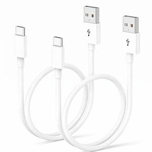 lot 14288 image: 1.5ft USB A to USB C Cable Short, 2Pack 3A Fast Charging Car Charger Cord