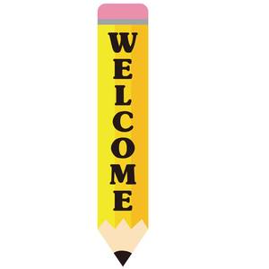 lot 14291 image: Fullhawl Welcome Classroom Banner Back to School Welcome Sign