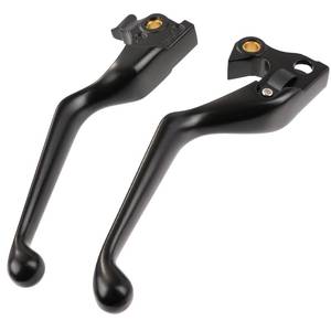lot 14296 image: MOCODUO Brake Clutch Levers Hand Lever Fits for Harley Sportster XL 883 1200 Control Hand Lever Replacement Parts 2004-2013 Black