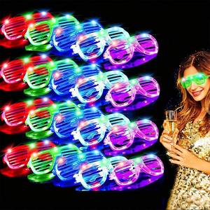 lot 17782 image: TURNMEON 20 Pack LED Light-Up Glasses 6 Colors