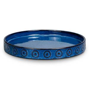 lot 17807 image: Eightpot Ceramic Plant Saucer 9.3 Inch Blue