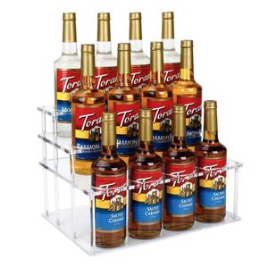 lot 17808 image: Bunmery Acrylic 3-Tier Bottle Organizer